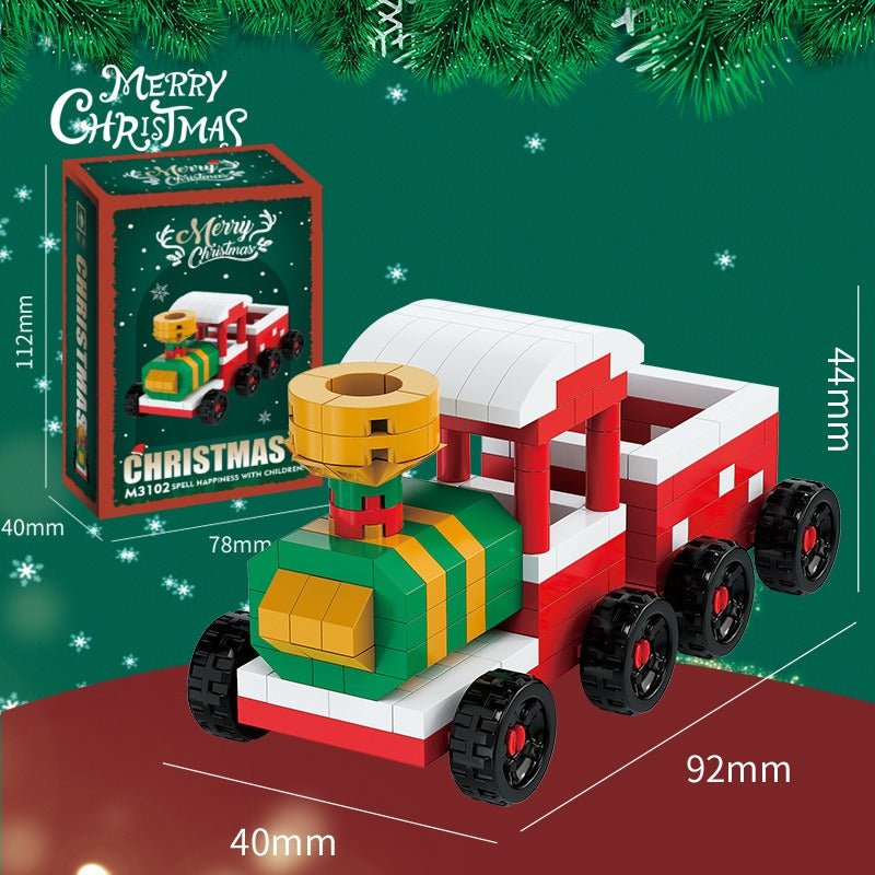 Funny Christmas Toys and Gifts for Kids with Building Blocks